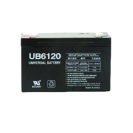 Upg UPG UB6120 12 Ah Lead Acid Automotive Battery 86453